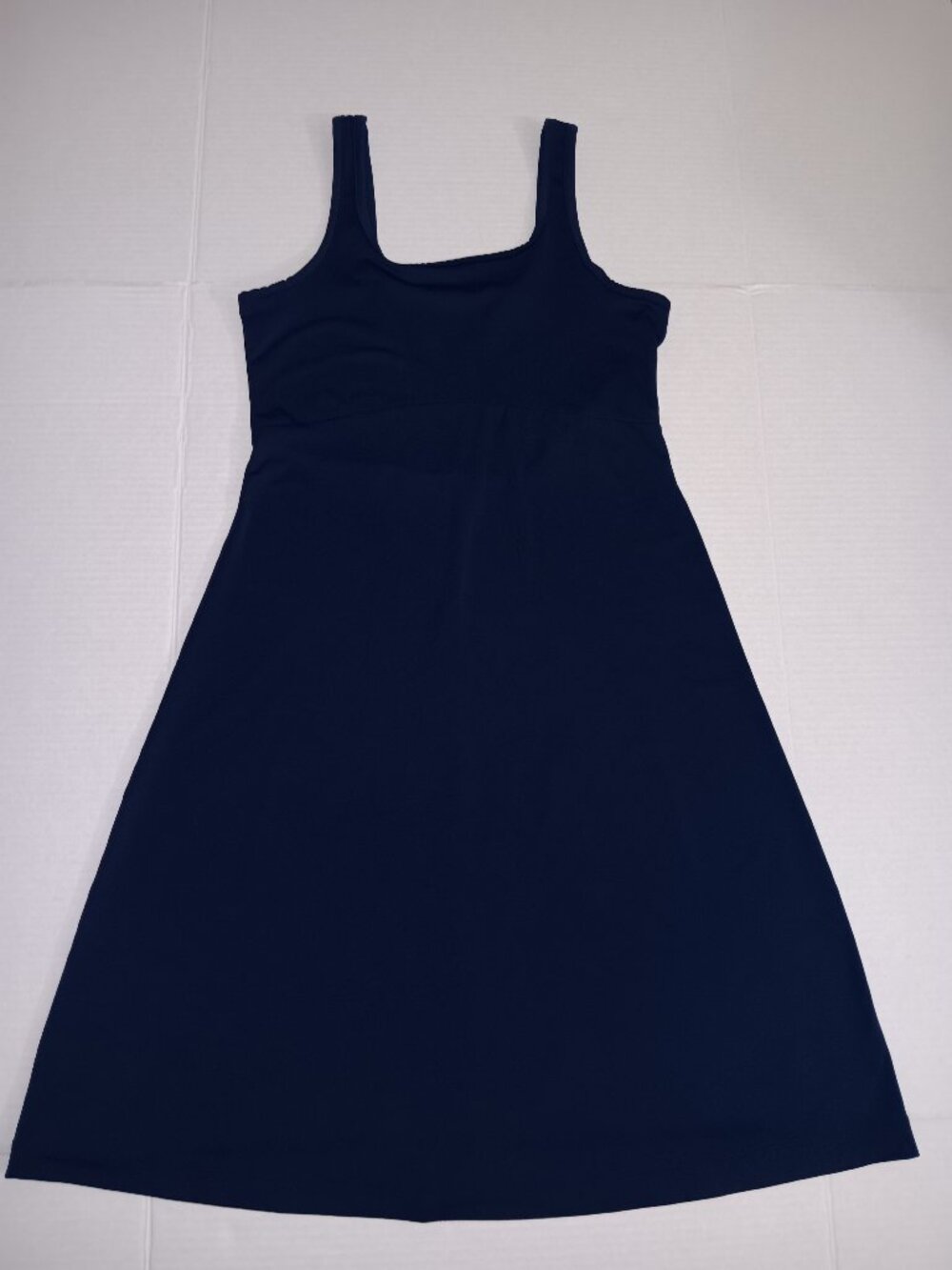 COLUMBIA SPORTSWEAR PFG NAVY BLUE SLEEVELESS OMNI SHADE UPF 50 DRESS
